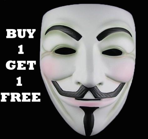 V Vandetta Mask Face Eye Cosplay Dress Halloween Guy Fawkes Masks Masquearde UK