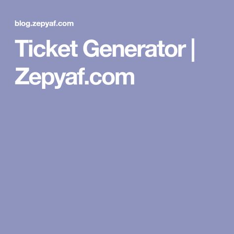 Más de 25 ideas increíbles sobre Ticket generator en Pinterest - concert ticket maker Más de 25 ideas increíbles sobre Ticket generator en Pinterest - concert ticket maker