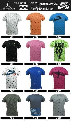 Franelas Nike, Jordan, adidas, Quiksilver Standar Fit Model Franelas Nike, Jordan, adidas, Quiksilver Standar Fit Model