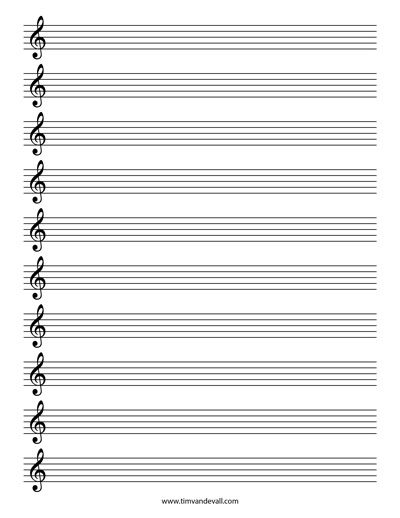 piano score paper