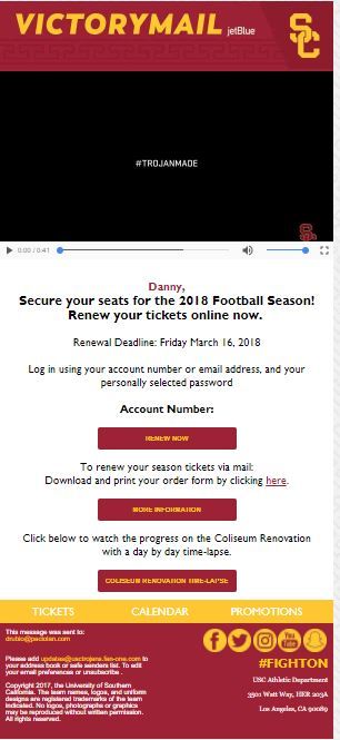 Usc Season Ticket Renewals Online Tickets Season Ticket Usc Season Ticket Renewals Online Tickets Season Ticket