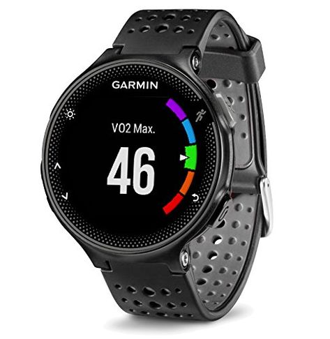 Garmin Forerunner 235 (Black/Gray) with Screen Protectors & Charging Adapters BUNDLE | Includes