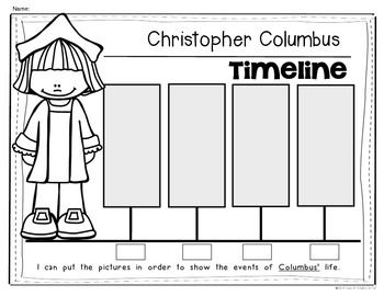 Columbus Day Timeline For Kindergarten And First Grade Social Studies Social Studies Preschool Social Studies Kindergarten Social Studies