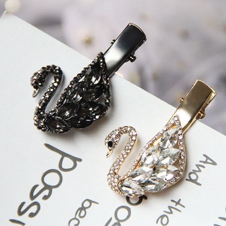 Swarovski スワロフスキー風 ヘアアクセ ヘアクリップ スワン形 ビジュー付き ヘアピン 合金製 センスアップ スタイリッシュ レディース アクセサリー Rhinestone Hair Clip Hair Accessories Hair Barrettes Swarovski スワロフスキー風 ヘアアクセ ヘアクリップ スワン形 ビジュー付き ヘアピン 合金製 センスアップ スタイリッシュ レディース アクセサリー Rhinestone Hair Clip Hair Accessories Hair Barrettes