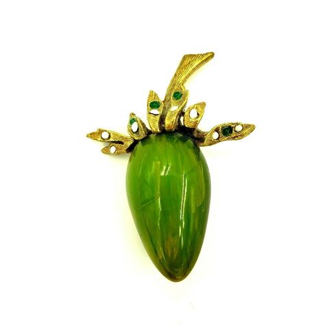 Set of 6 Enamel Leaf Charms Red Gold Green Tiny Enamel Acorns Berries
