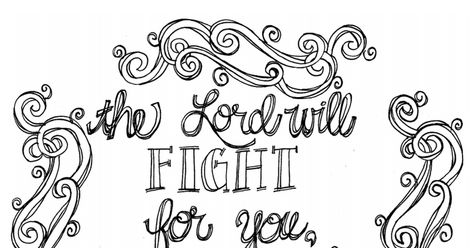 exodus 1414 coloring pagepdf Exodus 14 14 Exodus