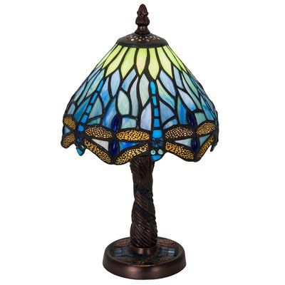 Meyda Tiffany 12 Table Lamp | Lamp Tiffany Flying Dragonfly Table Lamp