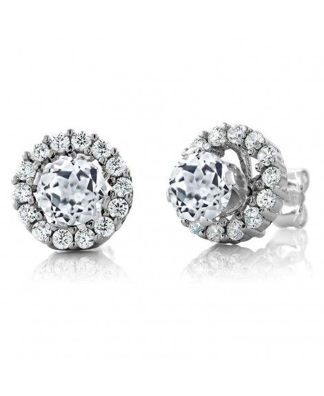 Women 925 Sterling Silver 2ct 6mm Cubic Zirconia Stud Earrings Find Jewelry