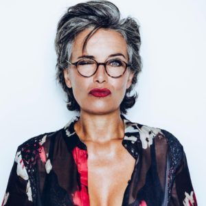 Hairstyles For 50 Year Old Woman With Glasses Grey Hair Glasses