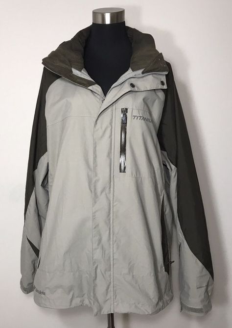 Stinger Mens Columbia Titanium Outdry EX Diamond Shell Waterproof Jacket $400