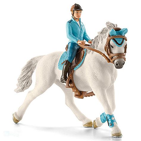 New Toy Gift Set Schleich Recreational Rider with Horse Action Figure Toy
