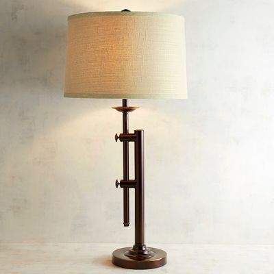 Matte Black Round Etched Lamp Mmhp Ceramics Lamp Black Lamps Ceramic Table Lamps