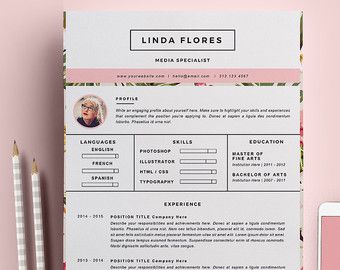 fashion design resume template