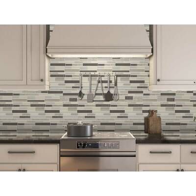 12 X 12 Natural Stone Peel Stick Mosaic Tile Mosaic Tiles Natural Stone Kitchen Natural Stones