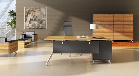 Zebrano Desk And Storage Cabinet Office Furniture Modern Zebrano Desk And Storage Cabinet
