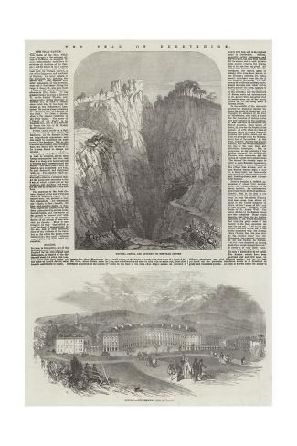 Die Kieler Bucht Schildt Friedrichsort Falkenstein Bellevue Holzstich E 26371
