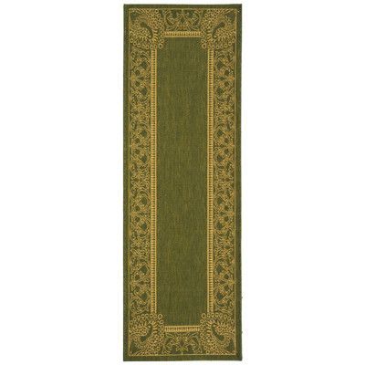 Found It At Wayfair Courtyard Olive Natural Rug Outdoor Runner Area Rugs Indoor Outdoor Runner Rug Area Rugs, Wayfair Indoor Outdoor Rug Runner