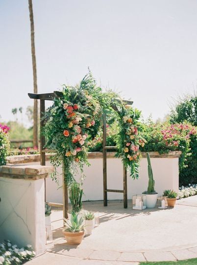 Greenery Wedding Ceremony Decor Idea Greenery Arch Wedding Decor