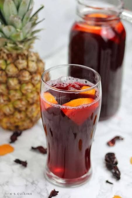 Nigerian Zobo Drink Recipe Recipes Nigerian Food Food