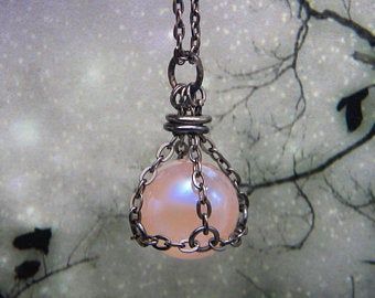 Rose Quartz Crystal Ball Sphere Pendant 20mm 20" Silver Necklace Love Healing Rose Quartz Crystal Ball Sphere Pendant 20mm 20" Silver Necklace Love Healing