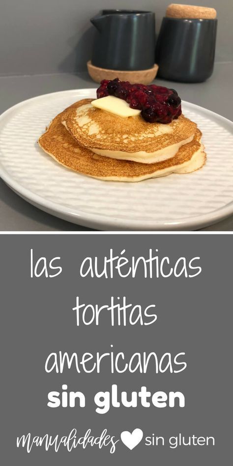 tortitas americanas sin gluten receta