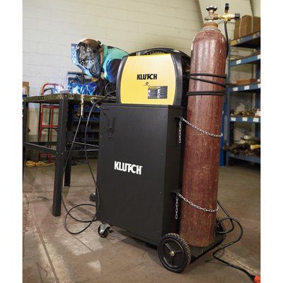 Klutch 4-Drawer Welding Cabinet 25 1//2in.L x 20 1//2in.W x 34in.H