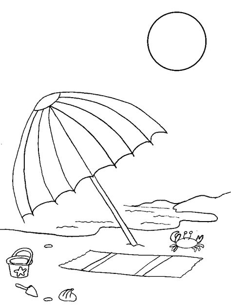 Disegni Estate Da Colorare E Stampare Disegni Da Stampare E