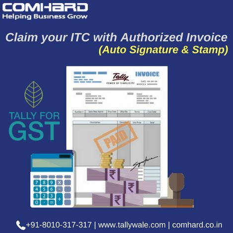 Claim your ITC with auto signature \ stamp in our invoice Create - filling out an invoice Claim your ITC with auto signature \ stamp in our invoice Create - filling out an invoice