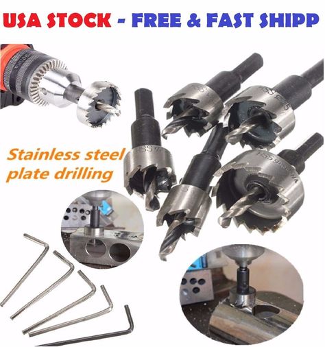 5pcs 16-30mm Hole Saw Cutter Drill Bit Set HSS Hole Saw Drill Sheet Metal Reamer 5pcs 16-30mm Hole Saw Cutter Drill Bit Set HSS Hole Saw Drill Sheet Metal Reamer