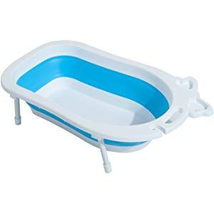 Homcom Bañera Para Bebé Y Niño Para Baño Infantil Plegable Portátil Y Segura Certificado En71 1 2 3 Material Pp Tpe Co Productos Innovadores Banera Bañera Bebe