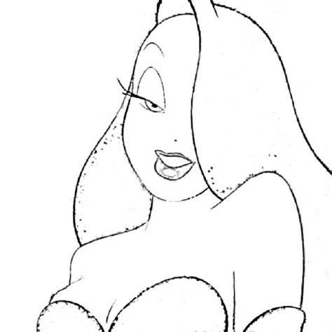 jessica rabbit coloring pages