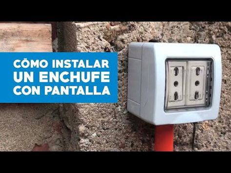 Como Instalar Un Enchufe Para Exterior Youtube Enchufe Instalacion Electrica Instalacion Electrica