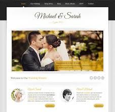 wedding website sample