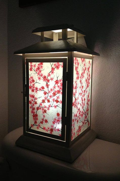 Romantic Cherry Blossom Lantern Etsy Cherry Blossom Bedroom Cherry Blossom Decor Home Decor