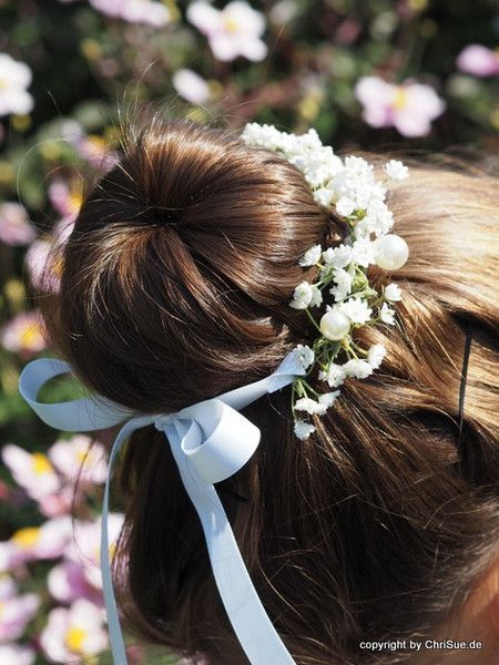 Kommunion Kranzchen Haarschmuck Dieses Zarte Kranzchen Aus