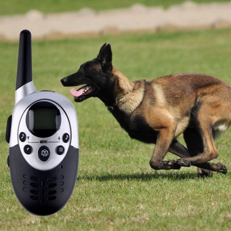 1000 Yard Rechargeable Waterproof Lcd Shock Vibra Remote Pet Dog