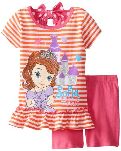Disney Girls Sofia Princess Bike Short Disney Girls Sofia Princess Bike Short