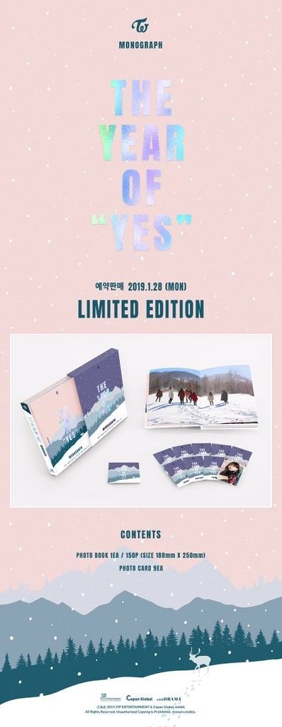 TWICE MONOGRAPH YES or YES & The year of 日本セール商品 TWICE モノグラフ monograph