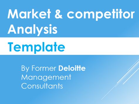 Competitor Analysis Template Competitor analysis, Template and - competitor matrix template Competitor Analysis Template Competitor analysis, Template and - competitor matrix template
