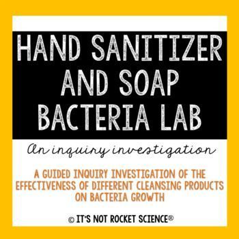 Sanitizer And Soap Bacteria Lab A Scientific Method Inquiry