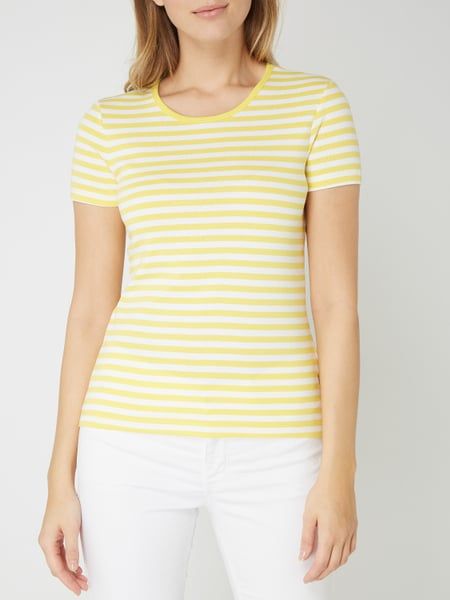 Montego – T Shirt mit Streifenmuster – Gelb | Fashion, How MONTEGO Online Shop ▷ P&C Online Shop