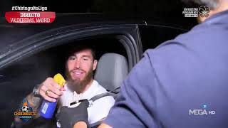 Momentazo En El Chiringuito Cuando Eduaguirre Entrega Una Cibeles En Miniatura A Sergioramos Deportes Atresme Sergio Ramos Jorge Ramirez Línea De Meta