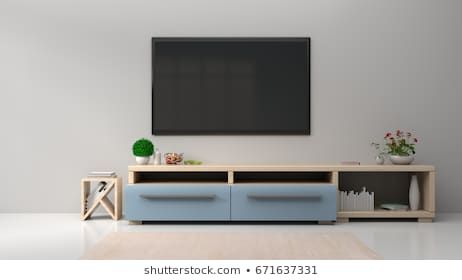 Living Room Room With Tv On The Wall In Modern Living Room 3d Rendering Living Room Interior Royalty Fr Living Room Interior Living Room Tv Modern Living Room