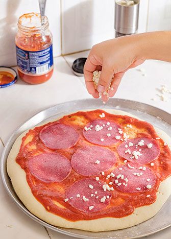 Masa de pizza casera - Recetas en la mochila