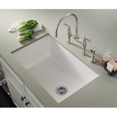 Rohl Allia 34 Fireclay Single Bowl Undermount Kitchen Sink Undermount Kitchen Sinks White Undermount Kitchen Sink Single Bowl Kitchen Sink