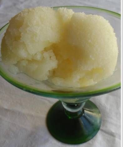 Sorbete de limón sin azúcar Receta de Fernando (Nandy). | Receta | Sorbete  de limón, Sorbete de mango, Helado de limón