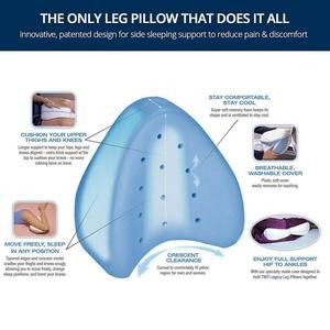 Orthopedic Knee Pillow With Memory Foam Knee Wedge Pillow Sleep Foam Life