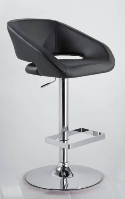 Vig Modrest Joel Black Eco Leather Swivel Top Bar Stool Set Of 2 Vgcbt1173n Blk Contemporary Bar Stools Adjustable Bar Stools Bar Stools