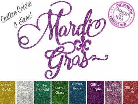 Mardi Gras Heat Transfer Vinyl On Shirt Mardi Gras Shirt Vinyl Kids Mardi Gras Shirt Mardi Gras Shirt