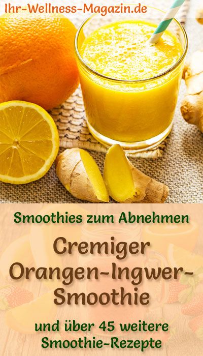 smoothie mit ingwer abnehmen
